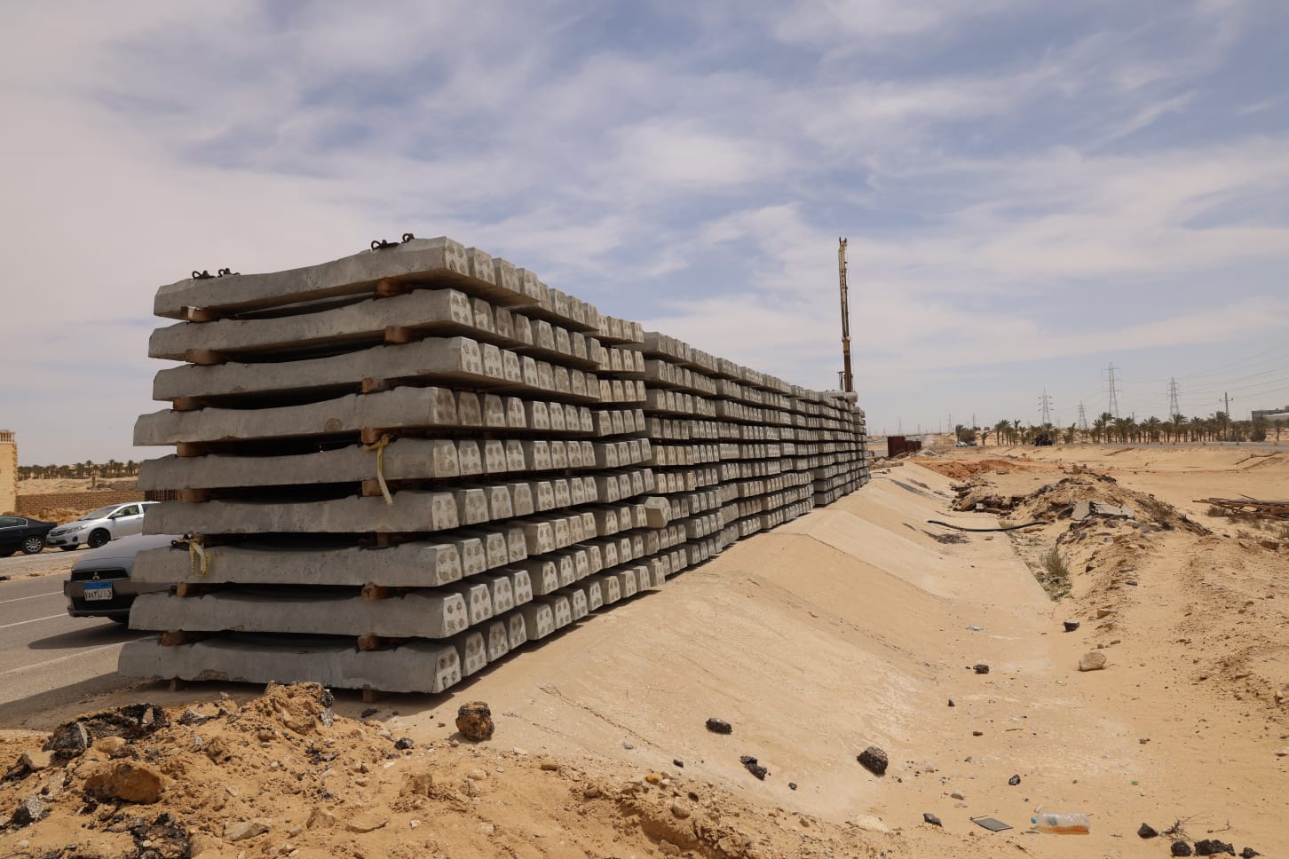 مشروع خط سكة حديد "بئر العبد - العريش - طابا"