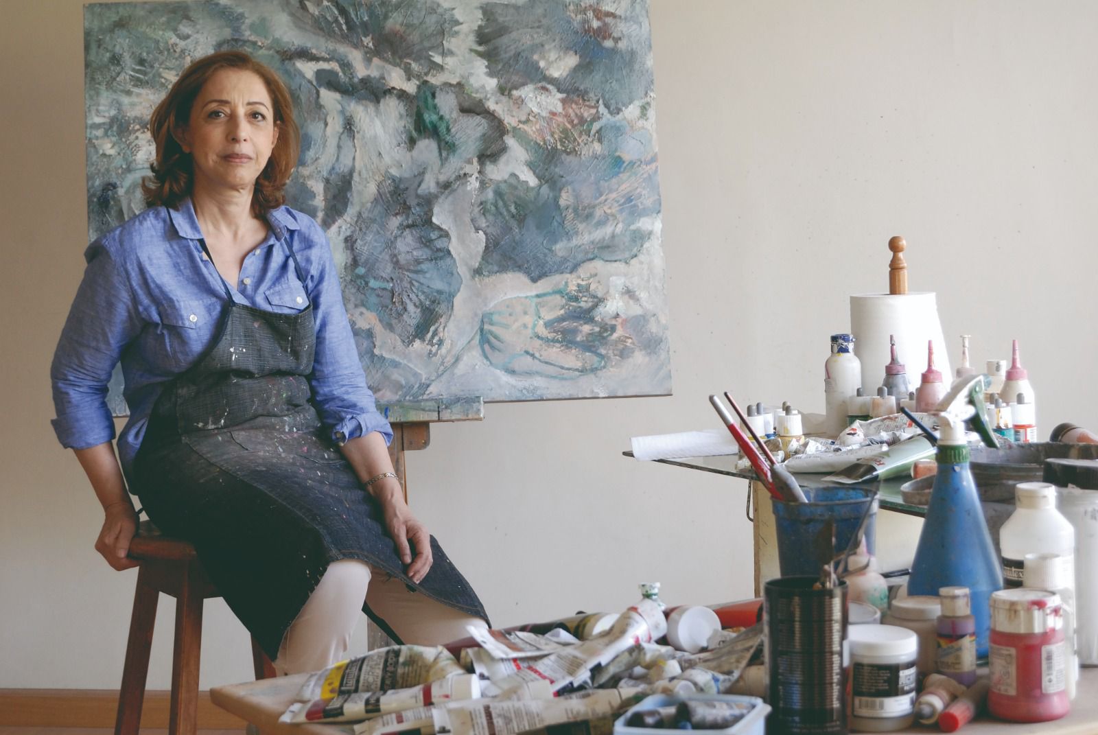 الفنانة التشكيلية نازلي مدكور