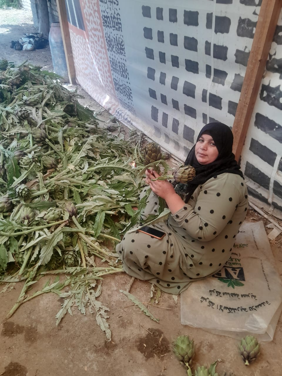 احدى المستفيدات