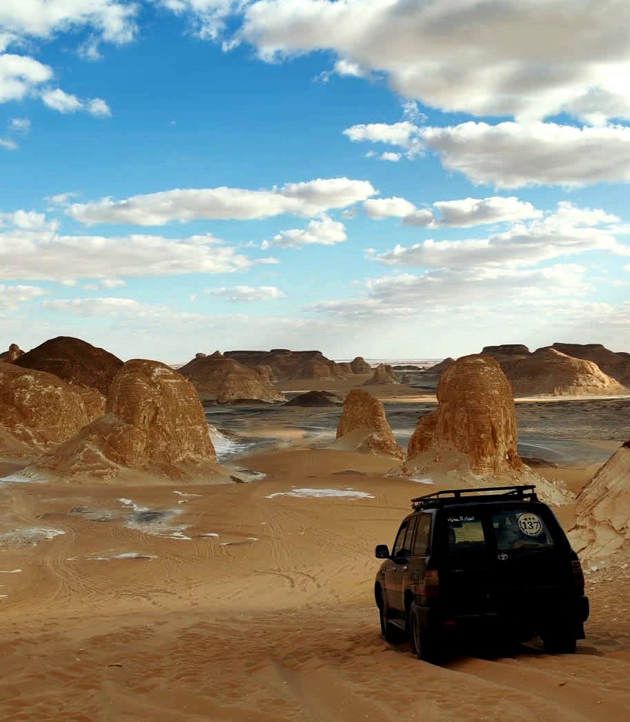 جانب من رحلات السفارى بالوادى الجديد