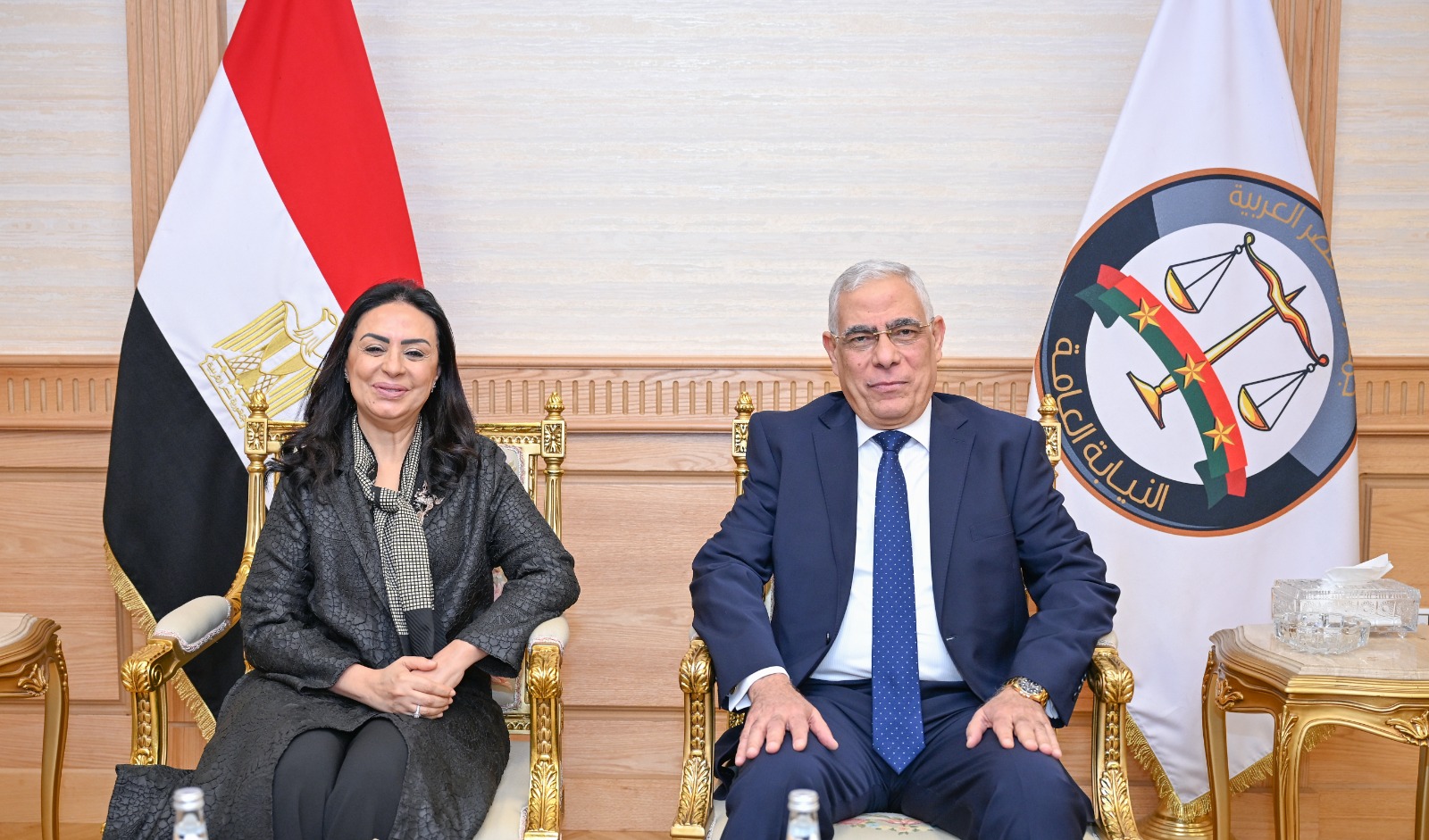 النائب العام ووزيرة التضامن