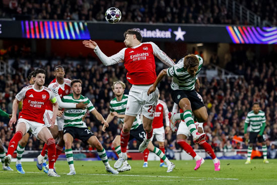 أرسنال ضد سبورتينج لشبونة دورى الأبطال