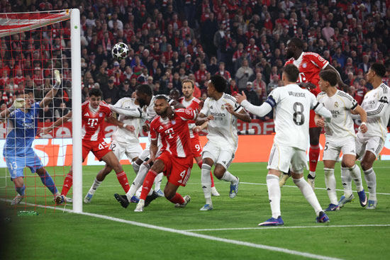 مبارة الريال وبايرن ميونخ دورى أبطال أوروبا