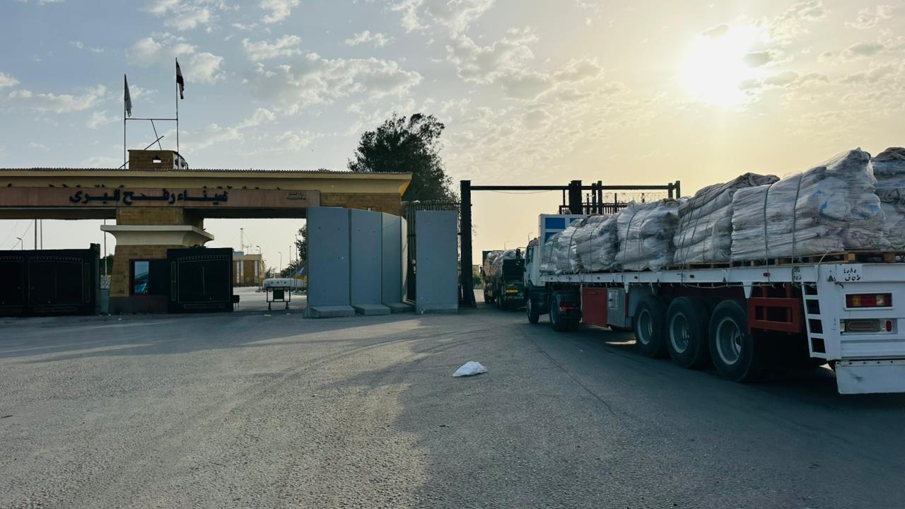 مساعدات مصر إلى غزة