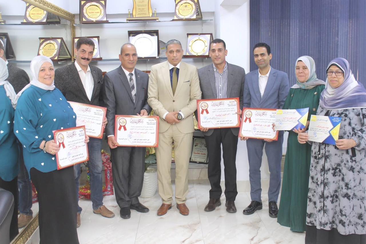 تعليم الجيزة تكرم القادة المتميزين بتحقيق الانضباط