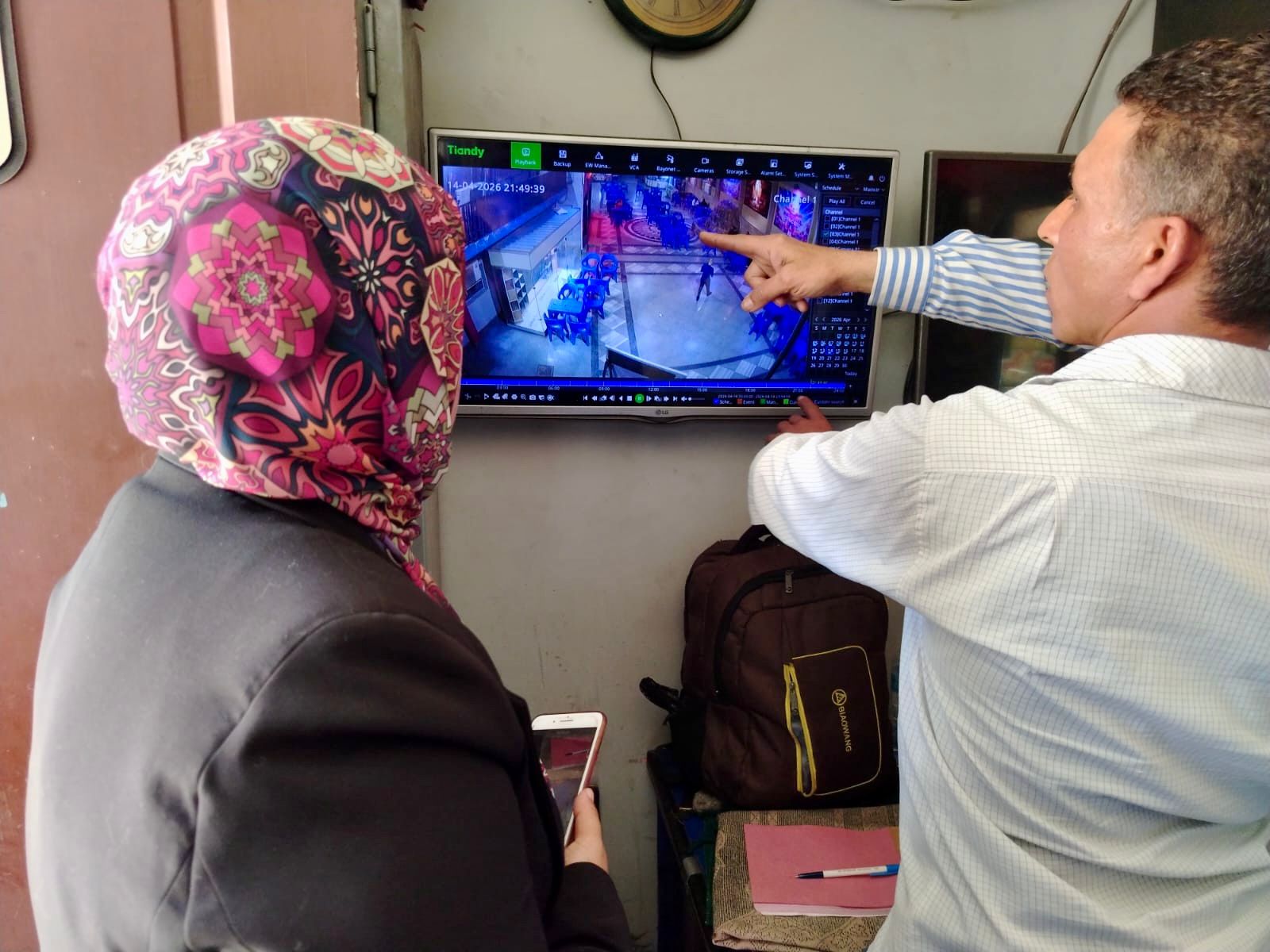 جانب من المعاينة (1)