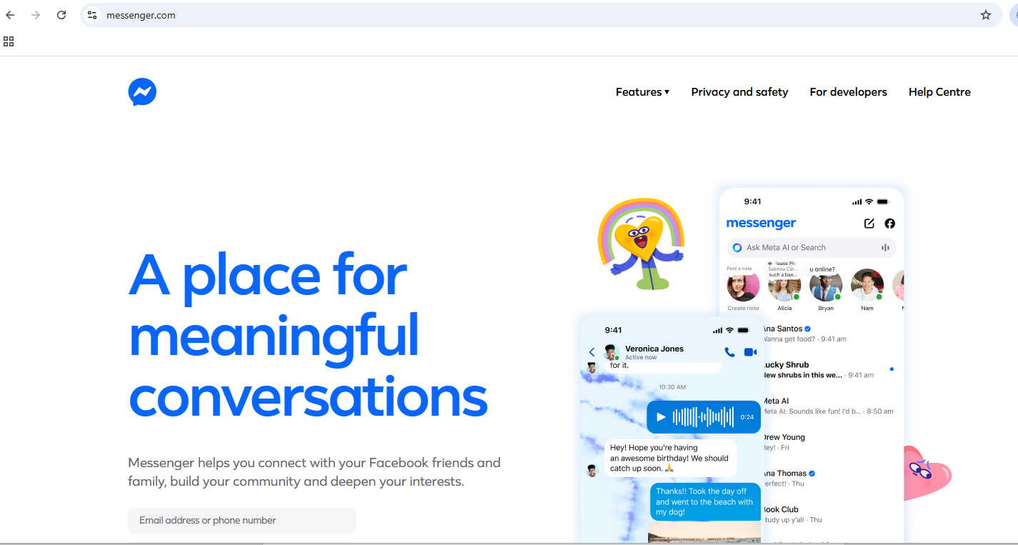 ماسنجر لا يتأثر