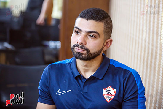 مؤتمر صحفى للجهاز الفنى لنادى الزمالك (9)