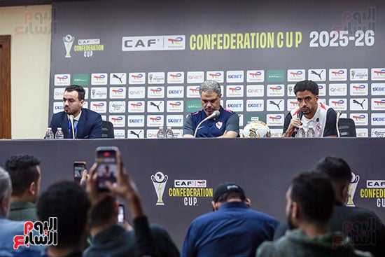 مؤتمر صحفى للجهاز الفنى لنادى الزمالك (7)