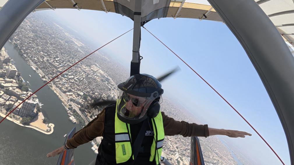 سكاي دايف فاروس  تُبهر  وفد الاتحاد الدولي للخماسي الحديث