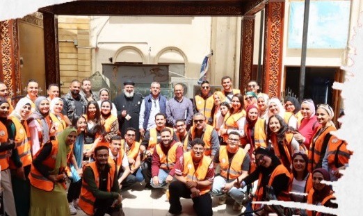 خلال زيارة كنيسة العذراء بسمنود