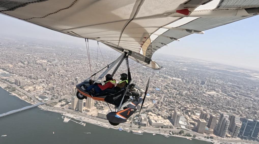 سكاي  دايف فاروس  تُبهر وفد الاتحاد الدولي للخماسي الحديث