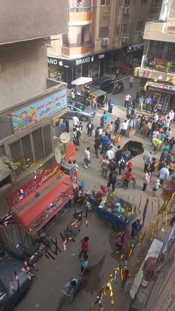 هبوط-أرضى-فى-حدائق-المعادى-(7)