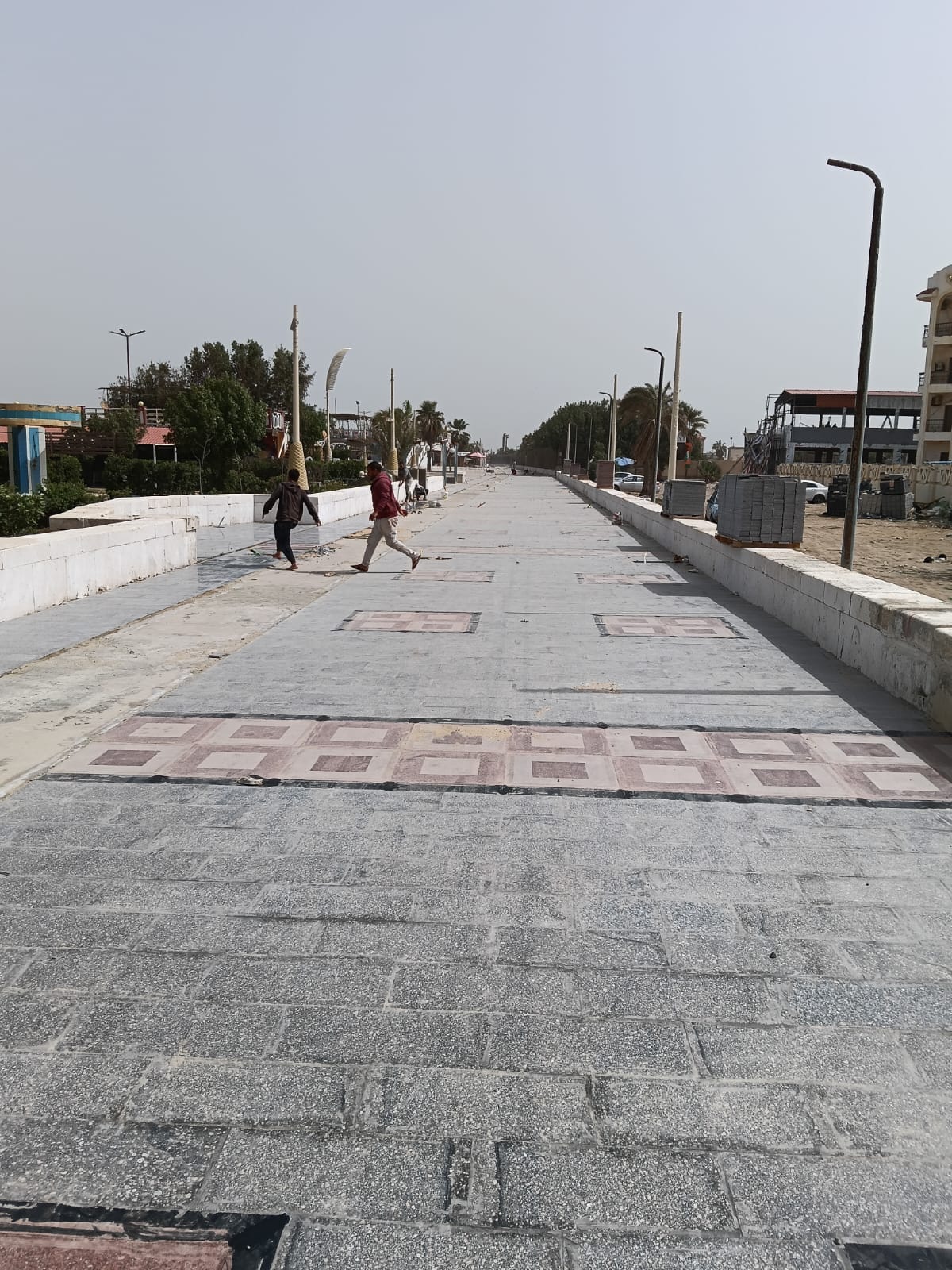 اعمال تطوير الكورنيش ببورسعيد