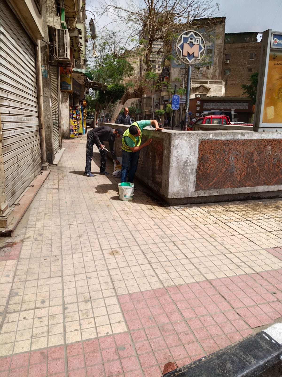 أعمال التطوير الشامل بميدان محمد فريد (3)