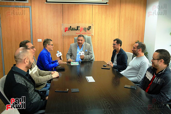 كريم عبد السلام متحدثا فى الندوة كريم عبد السلام متحدثا فى الندوة
