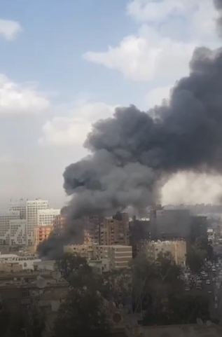 حريق مدينة نصر