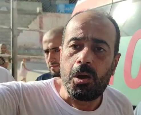 الدكتور محمد أبو سلمية بعد خروجه من المعتقل