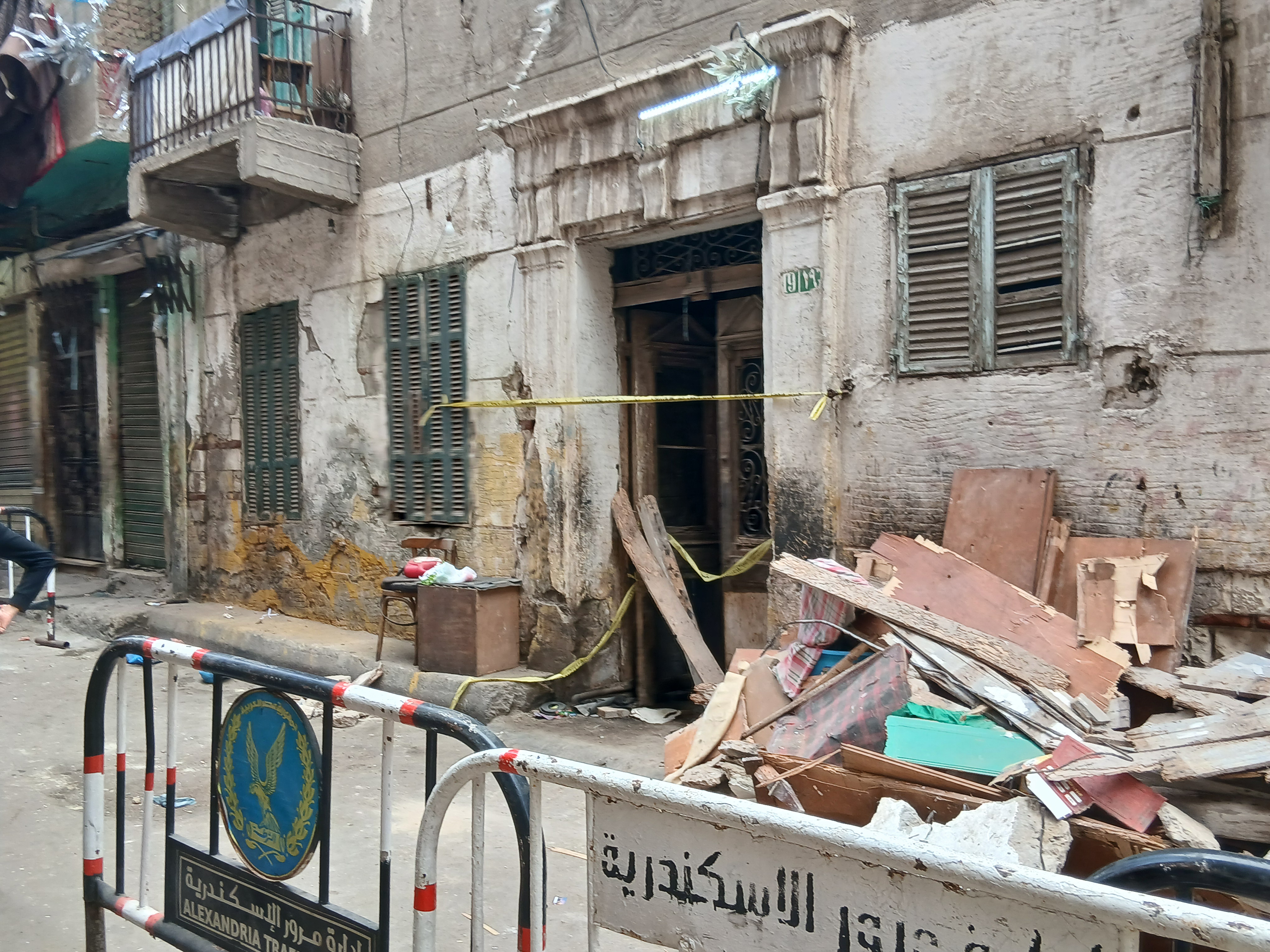 العقار المنهار في غربال محربك الإسكندرية