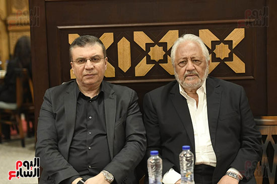 الفنان خالد زكى والإعلامى عمرو الليثى