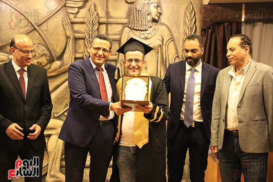 خلال تكريم الزميل محمد سعودى