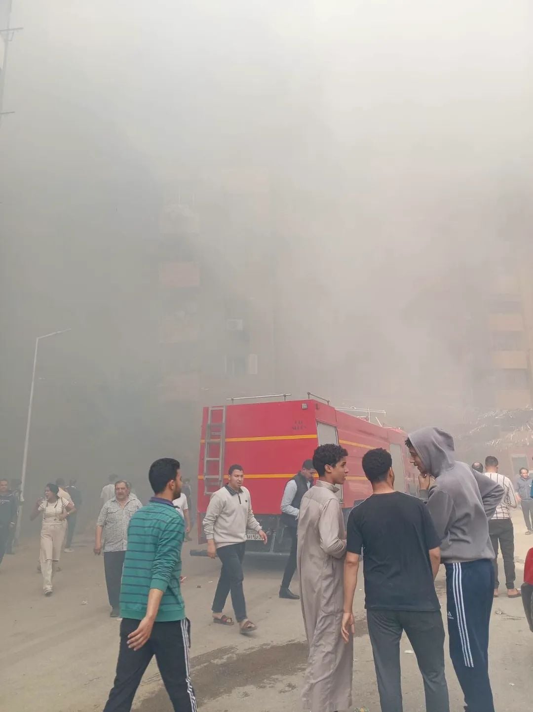 حريق مخزن خردة بمدينة نصر