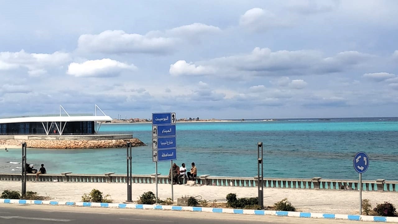 كورنيش مطروح بعد التطوير