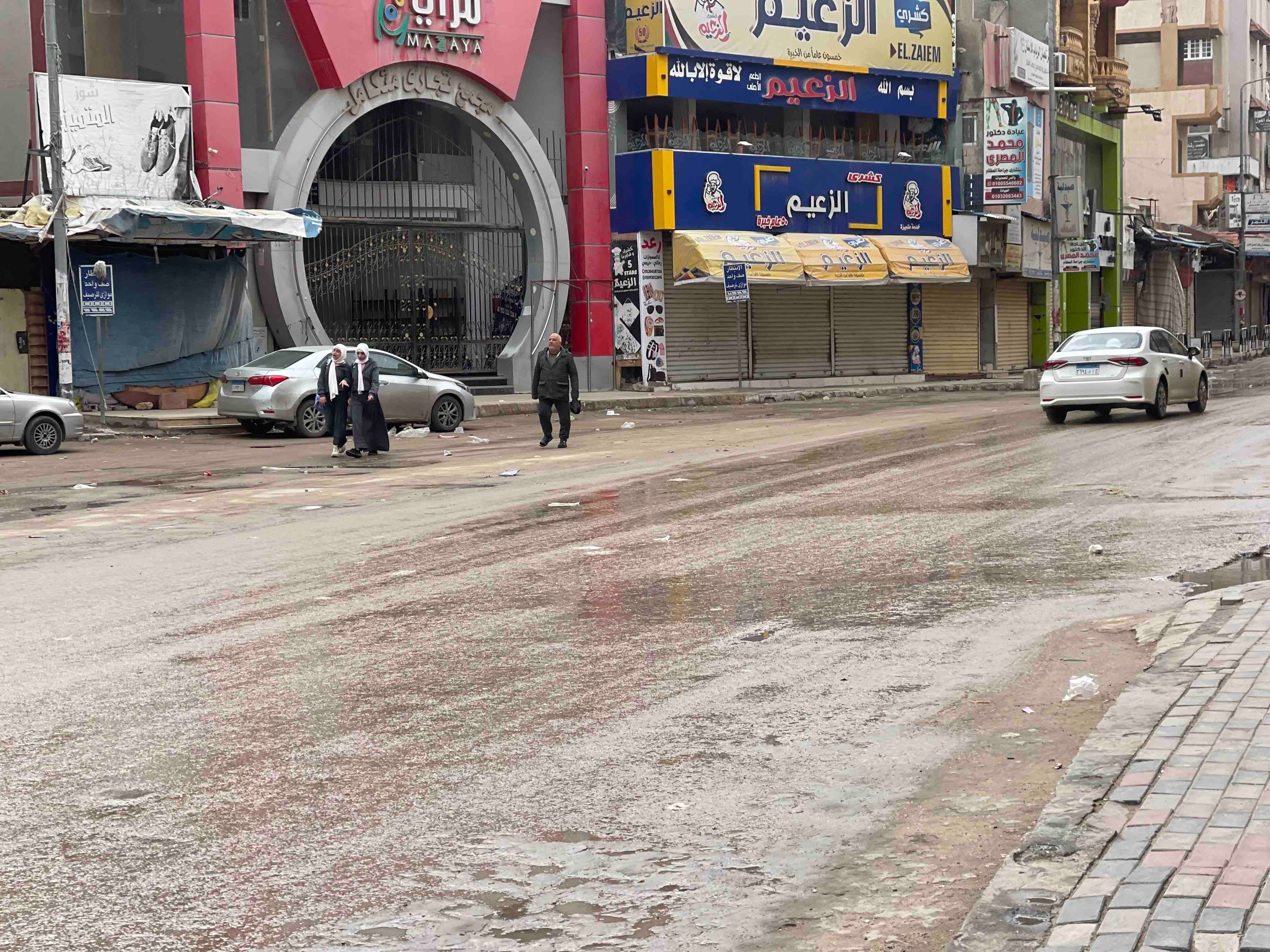 امطار خفيفة علي شمال سيناء 