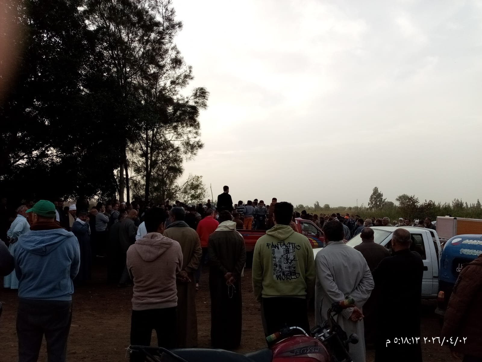 تشييع جثمان الزوجين بقرية الحوة