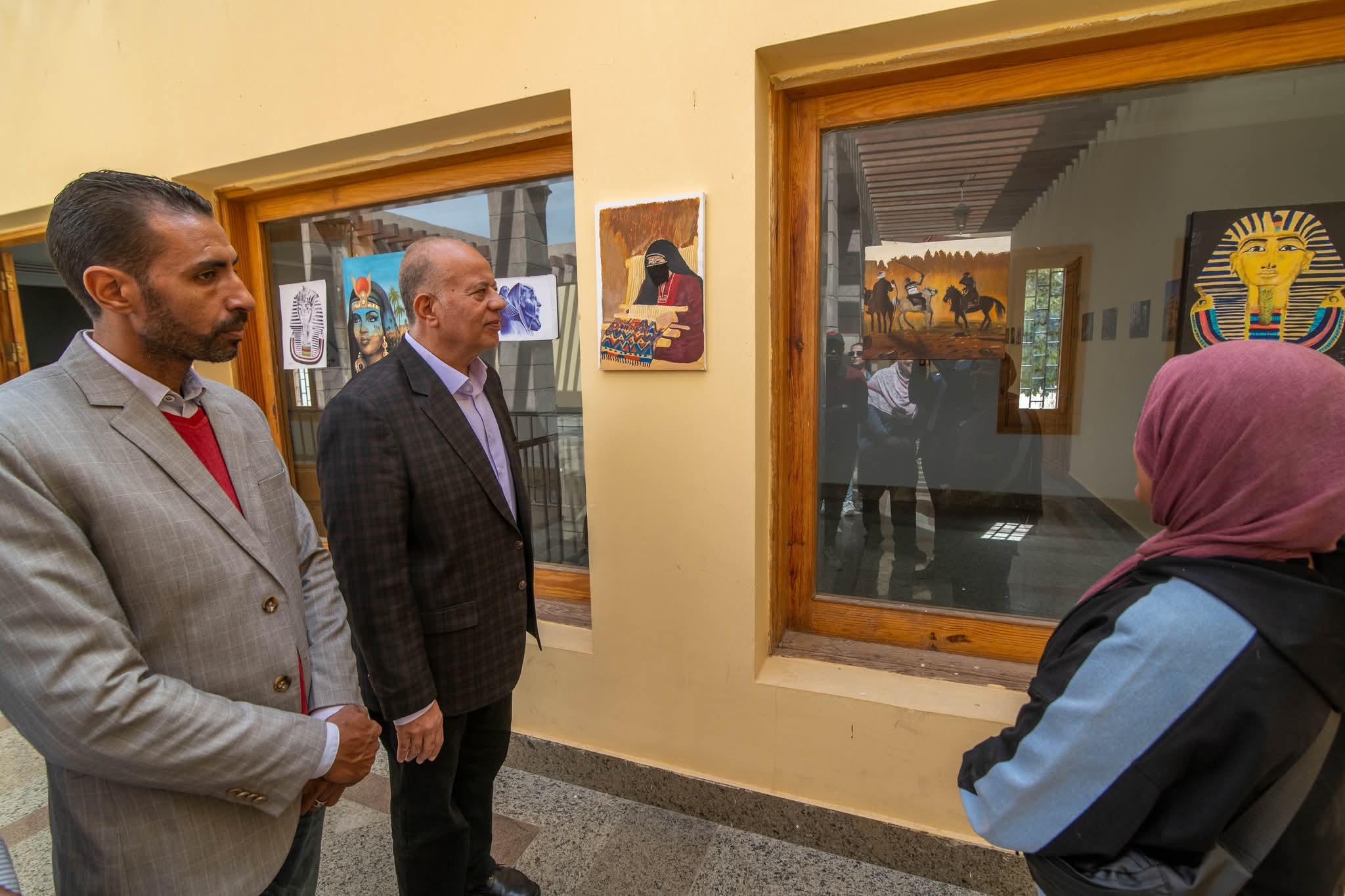 معرض تراث قنا بمعبد دندرة