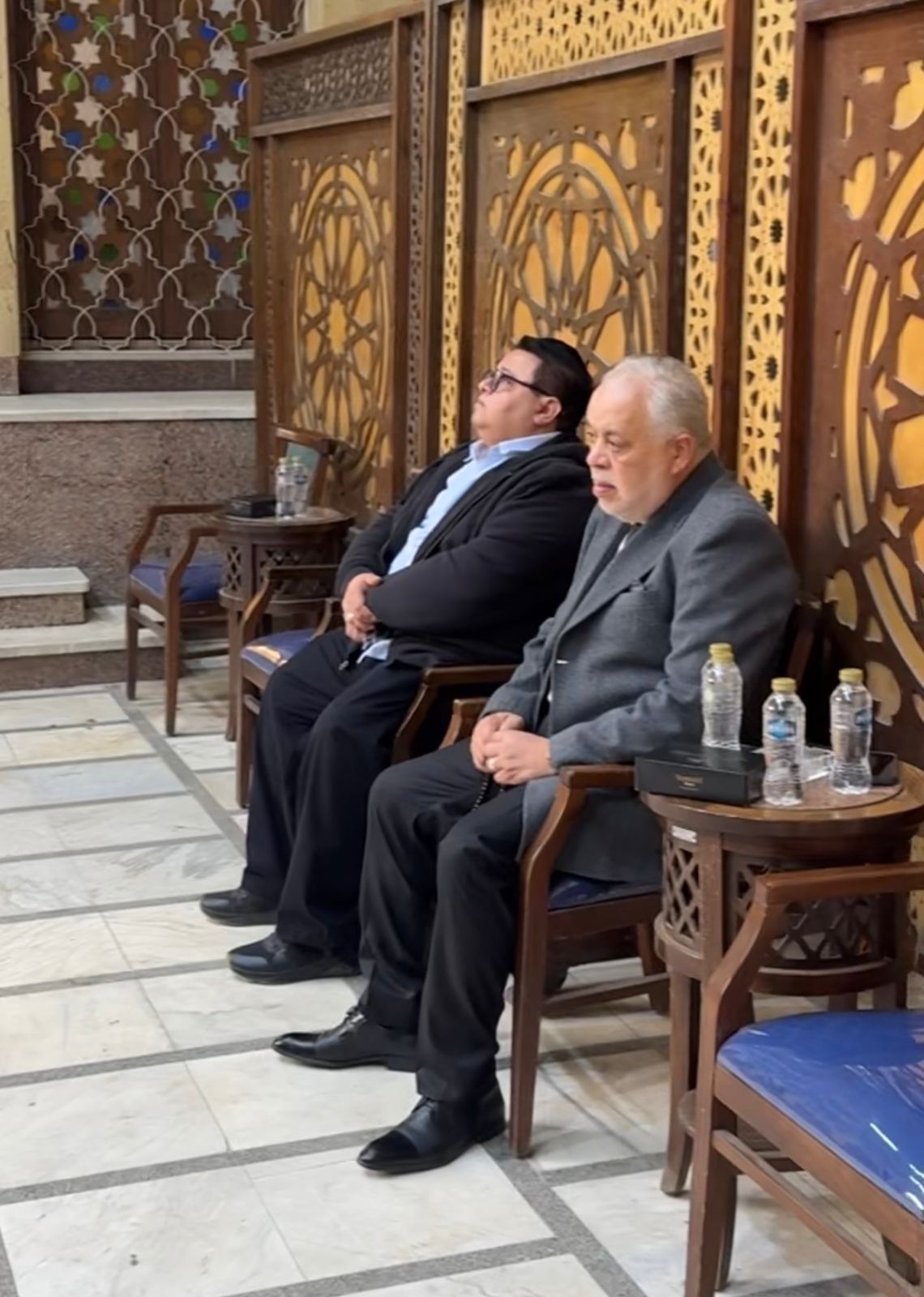 أشرف زكى وخالد جلال