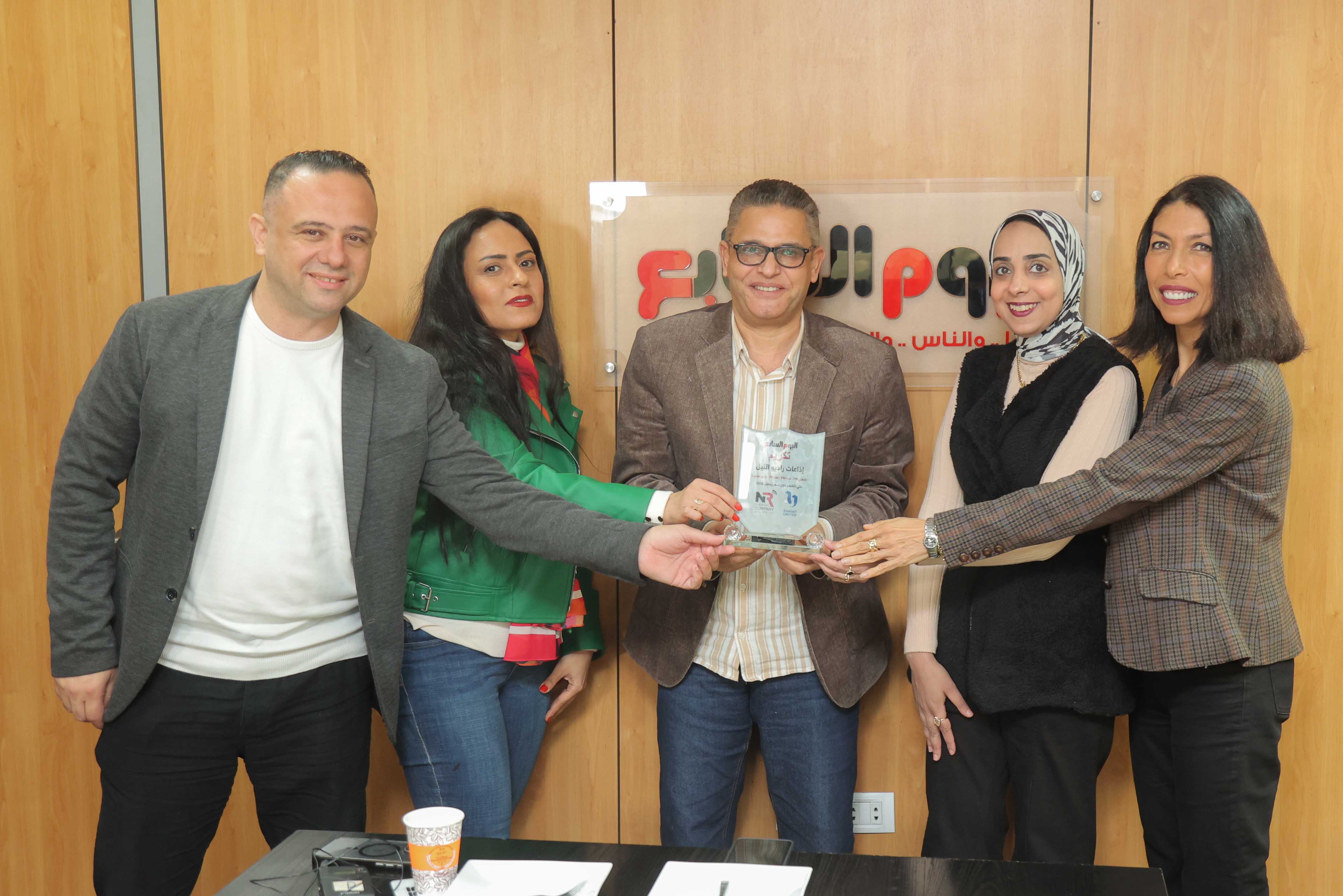 تكريم قيادات راديو النيل