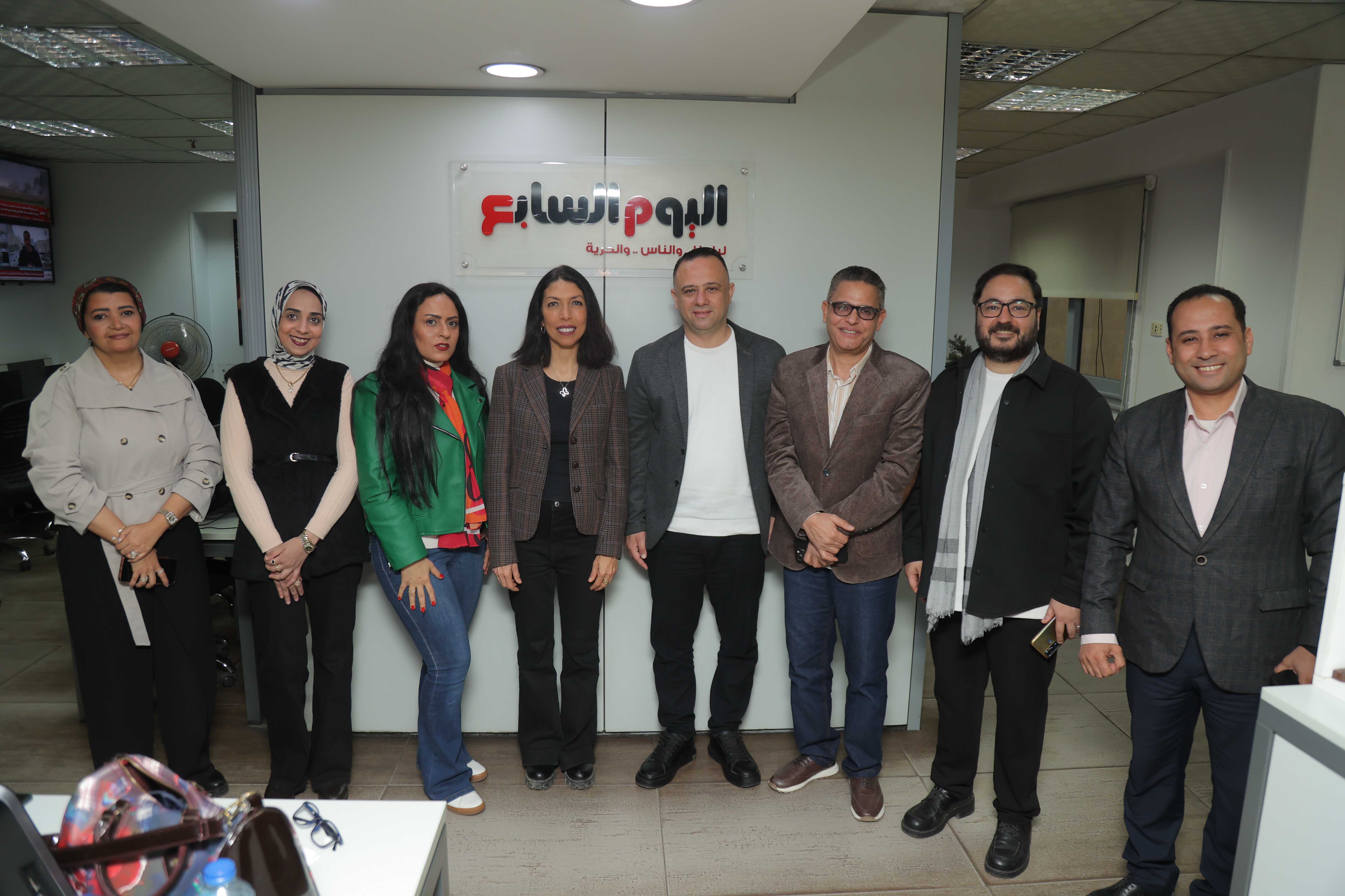 اليوم السابع يستقبل قيادات راديو النيل