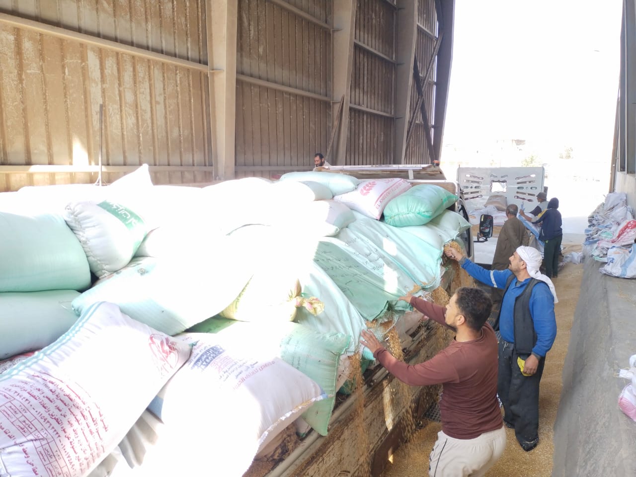 أثناء التوريد