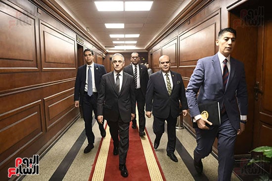 وزير العدل فى مقدمة الحضور