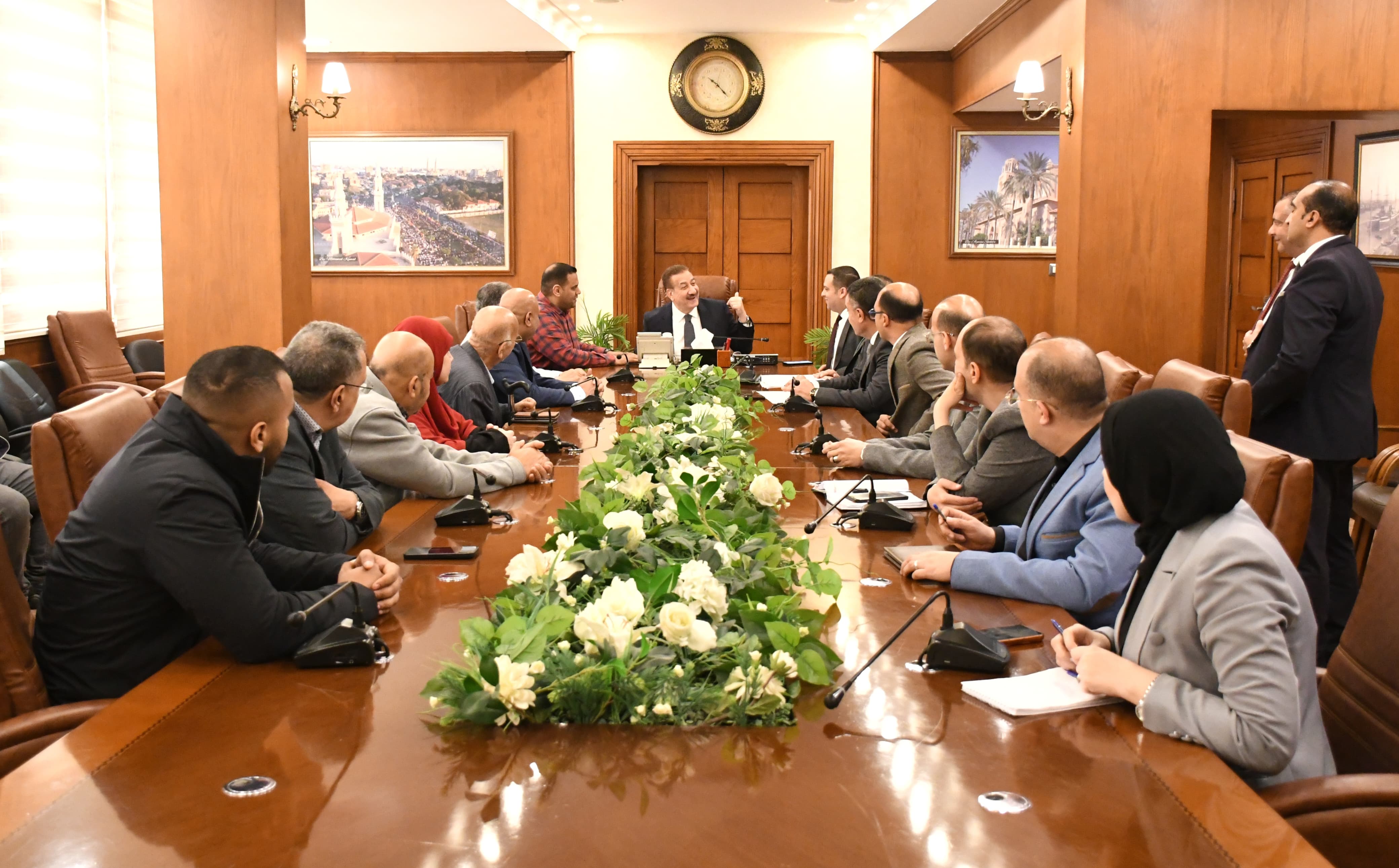 توقيع العقد بالمخافظة