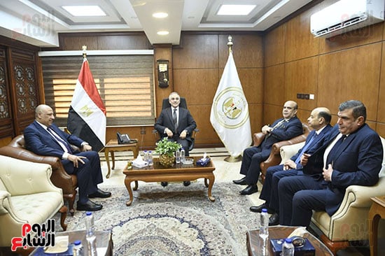 استقبال وزير العدل للمستشارين