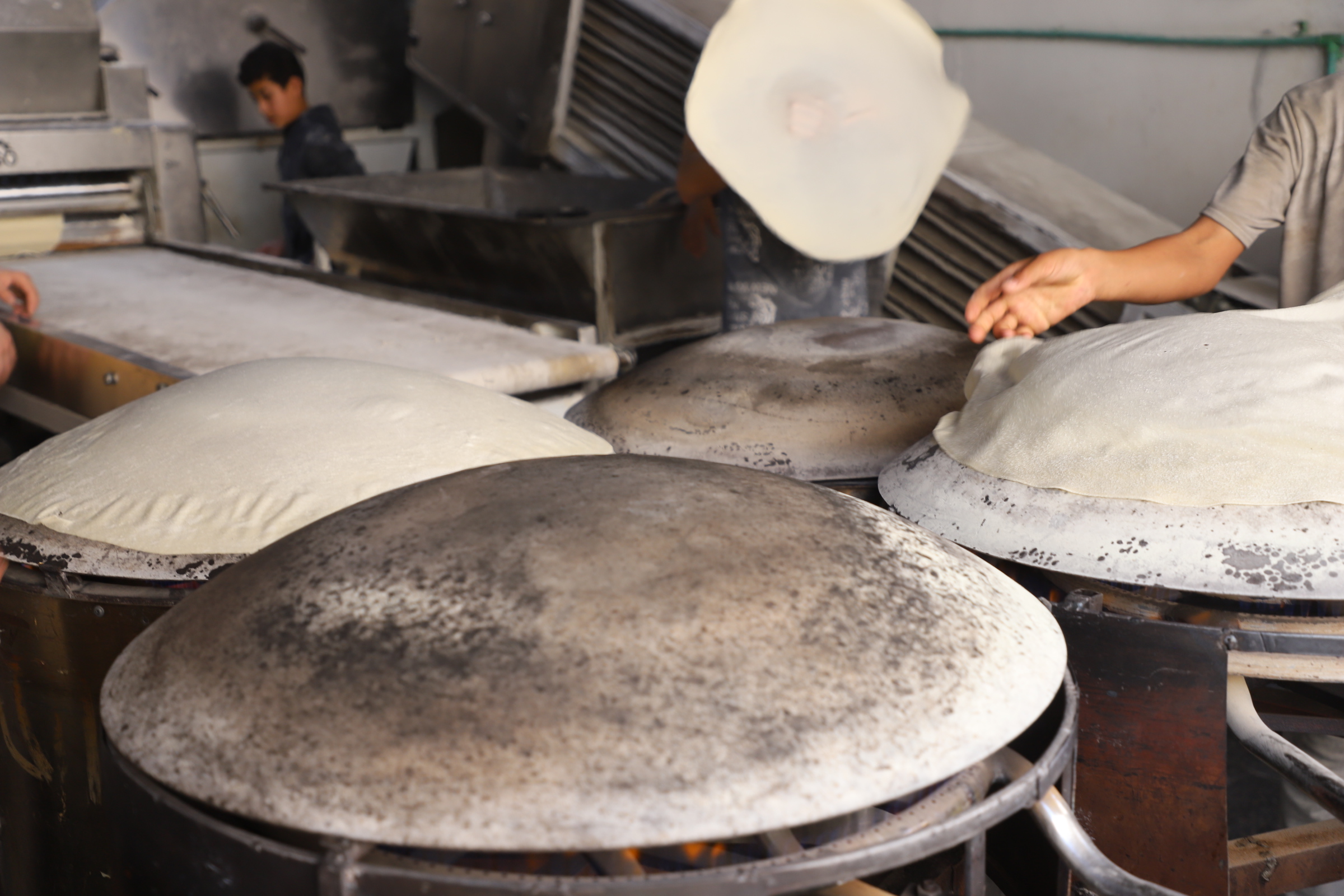 طرق طهي رغيف الصاج 