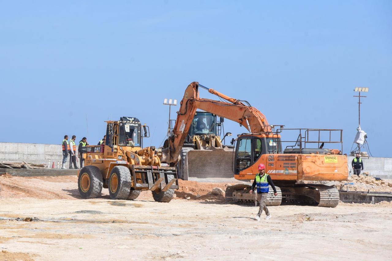 تقدم اعمال التطوير