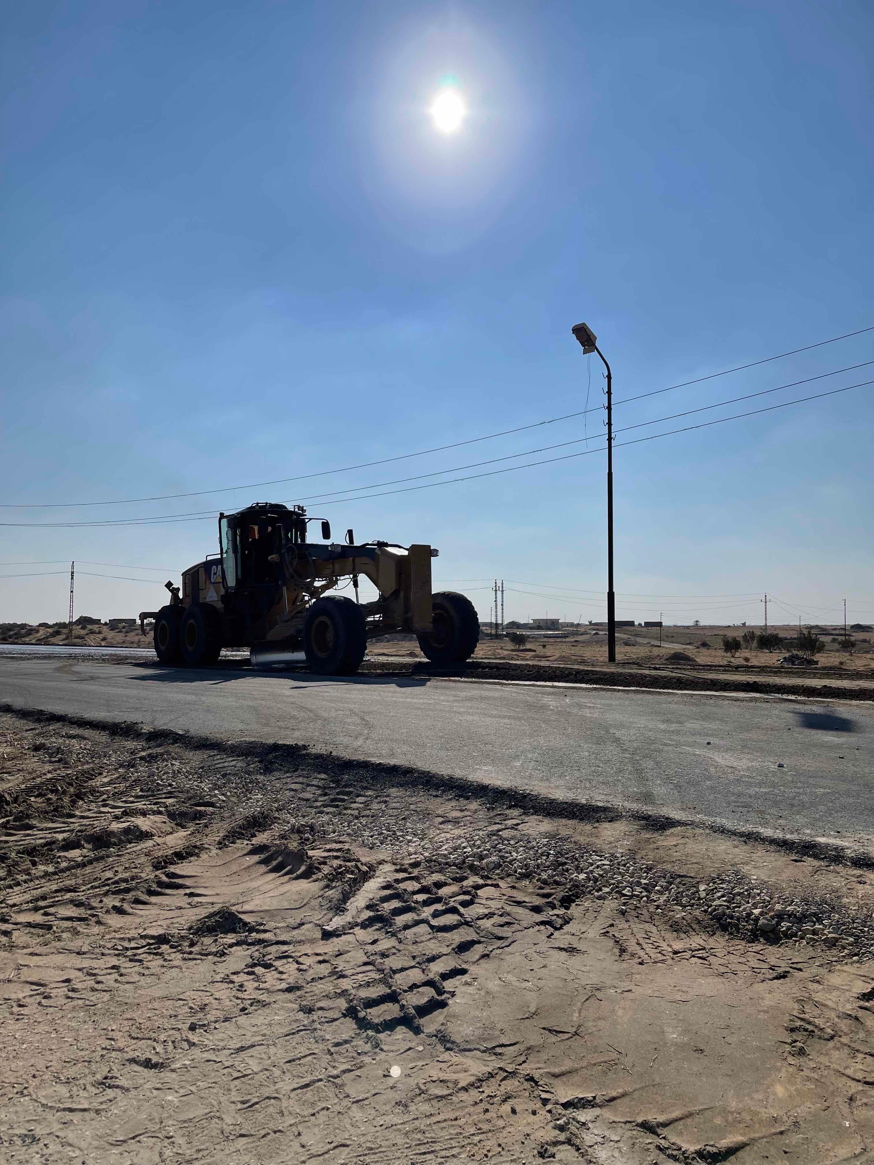 طريق الشيخ زويد- مطار الجوره 