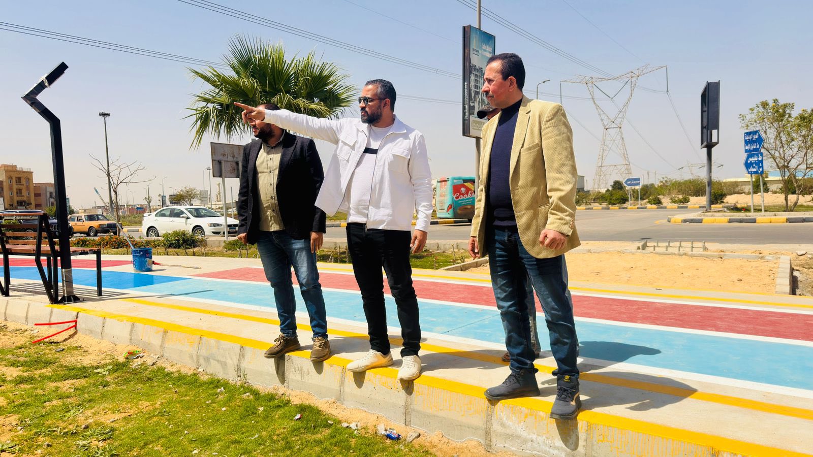 تنفيذ سبكة المسارات بالحديقة