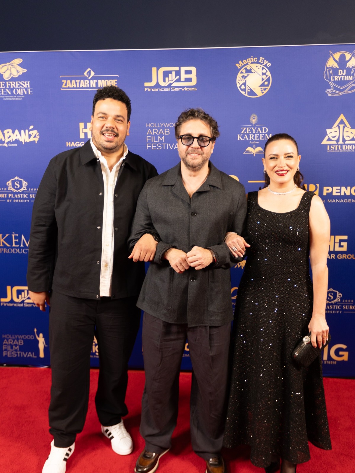 هشام ماجد وريهام عبد الغفور ومصطفى غريب