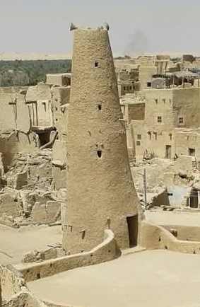 مسجد الشيخة حسينة الاثري بعد ترميمه - سيوة مسجد الشيخة حسينة الاثري بعد ترميمه - سيوة