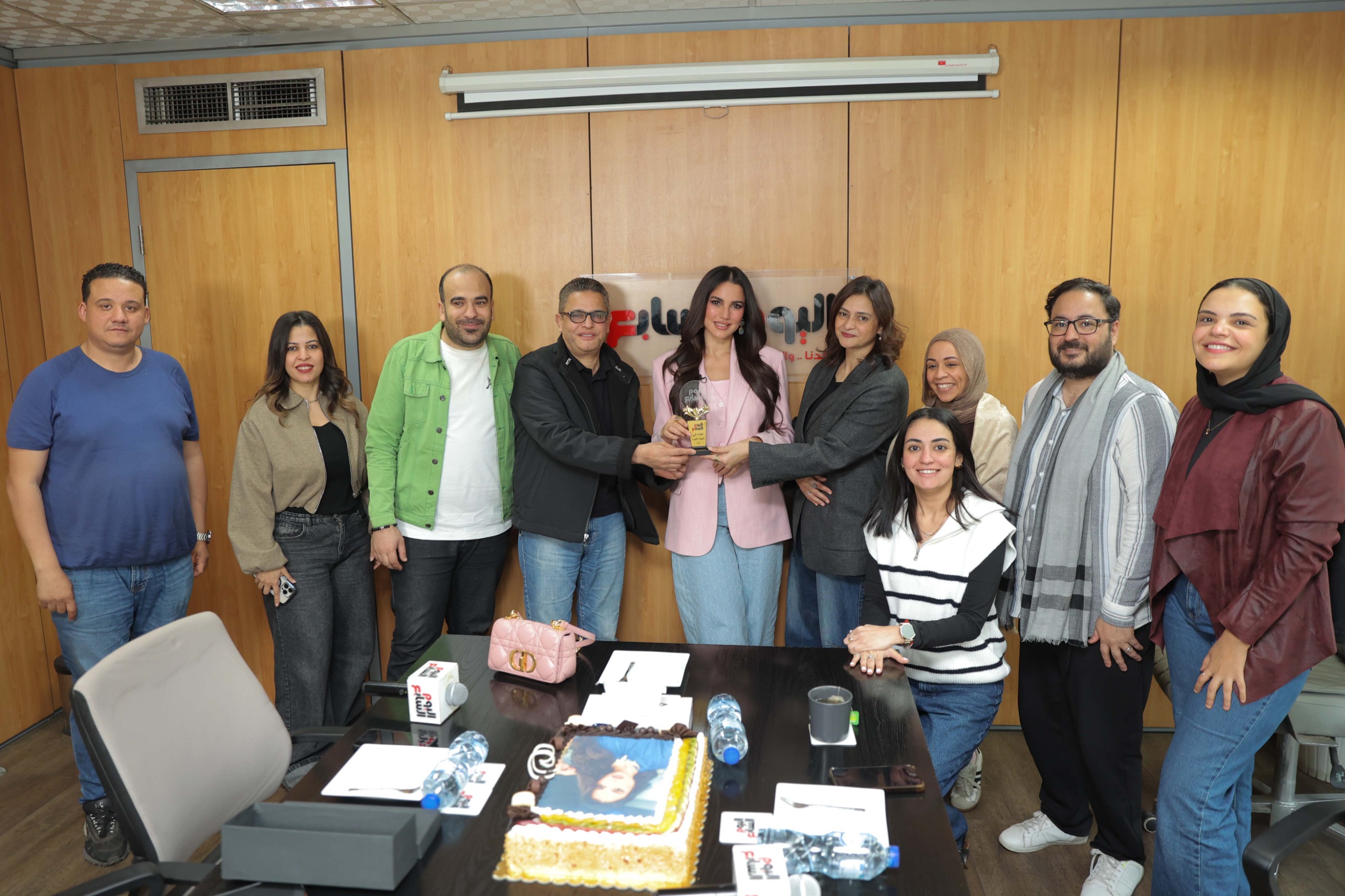 تكريم درة فى اليوم السابع