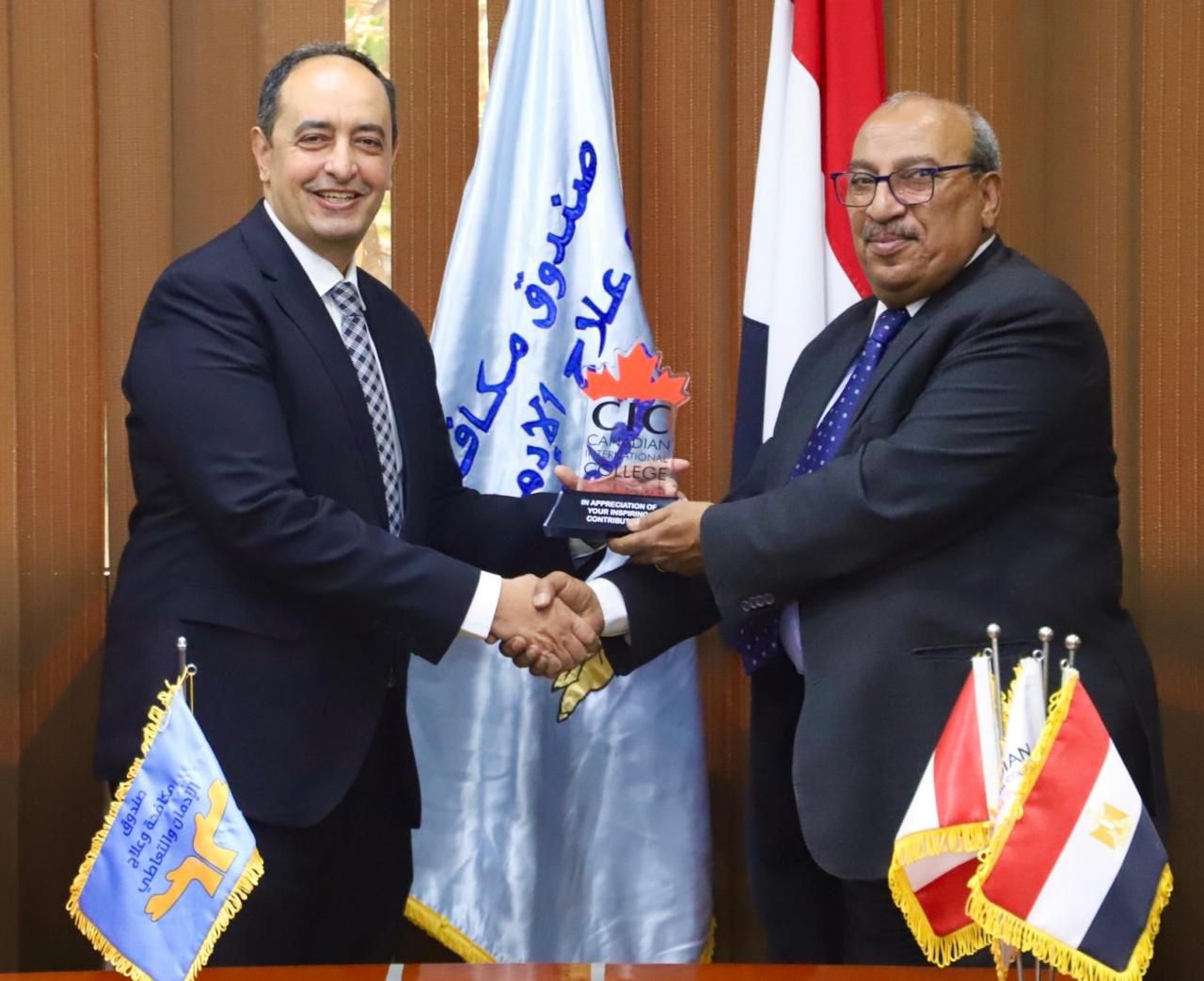 الدكتور عمرو عثمان والدكتور ممدوح القاضى