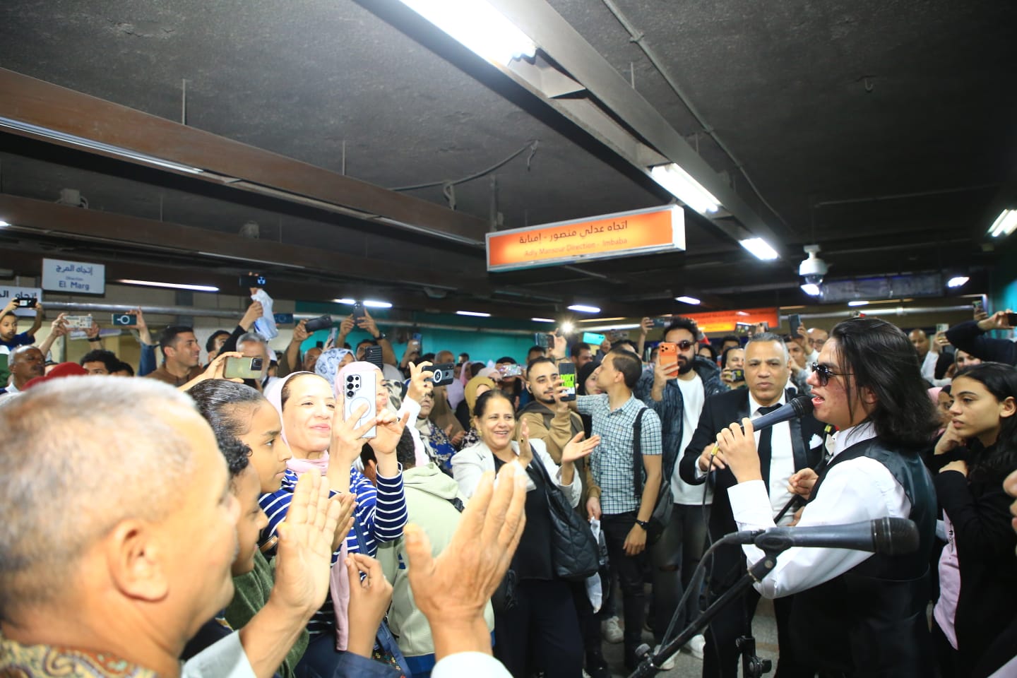 عروض غنائية في محطة جمال عبد الناصر (5)