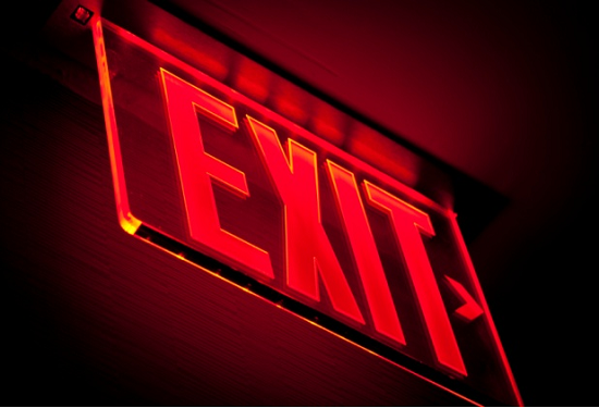 علامة الخروج