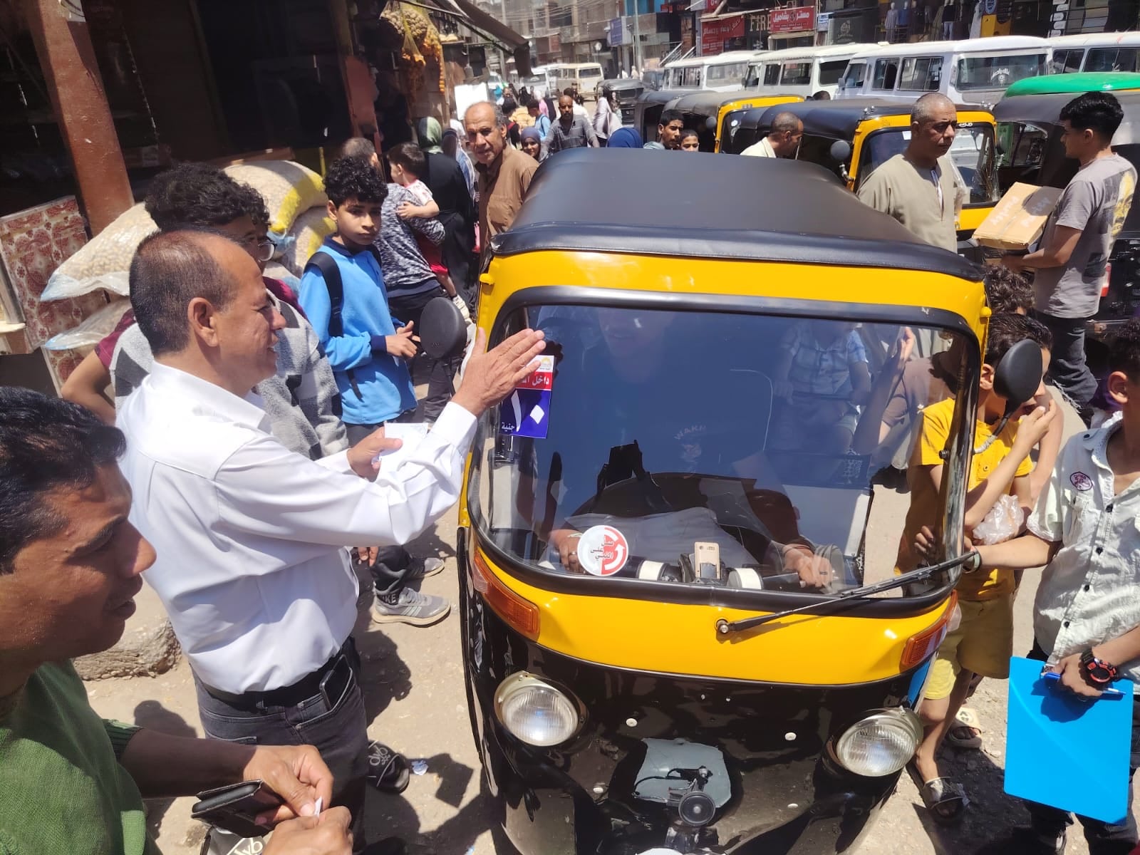 توحيد تعريفة التوك توك بالعياط بـ10 جنيهات 