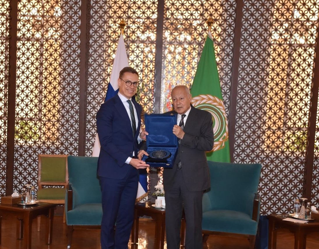 أبو الغيط ورئيس فنلندا