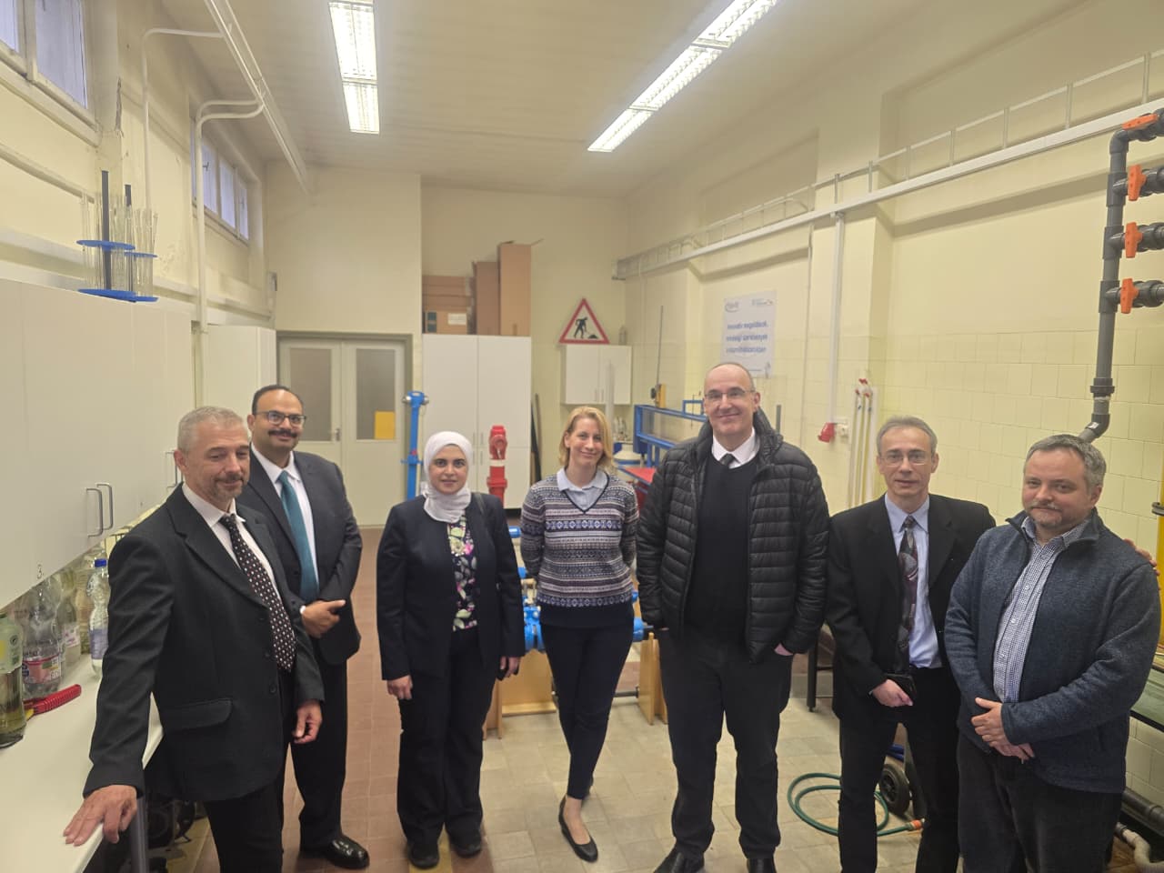 أثناء الزيارة للمجر